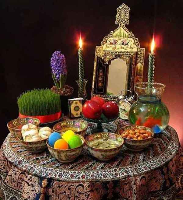 مدل سفره هفت سین با ایده های خلاقانه و لاکچری شیک و جدید