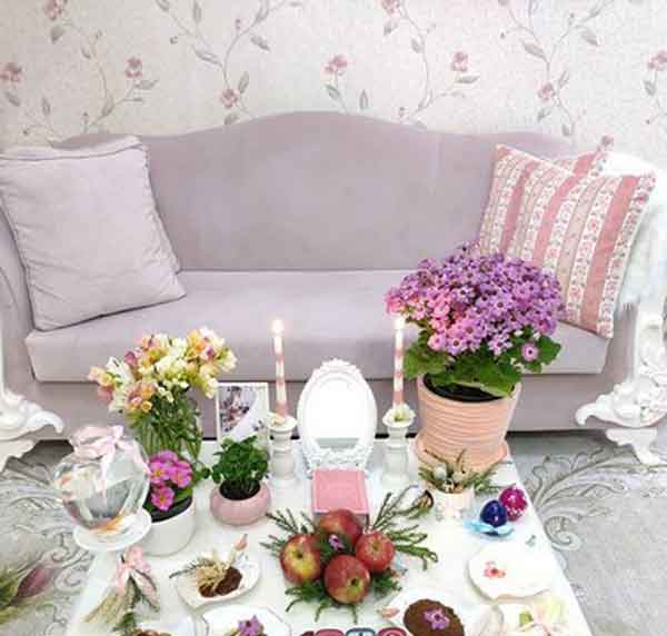 مدل سفره هفت سین با ایده های خلاقانه و لاکچری شیک و جدید