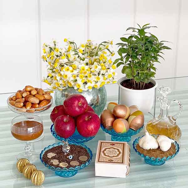 مدل سفره هفت سین با ایده های خلاقانه و لاکچری شیک و جدید