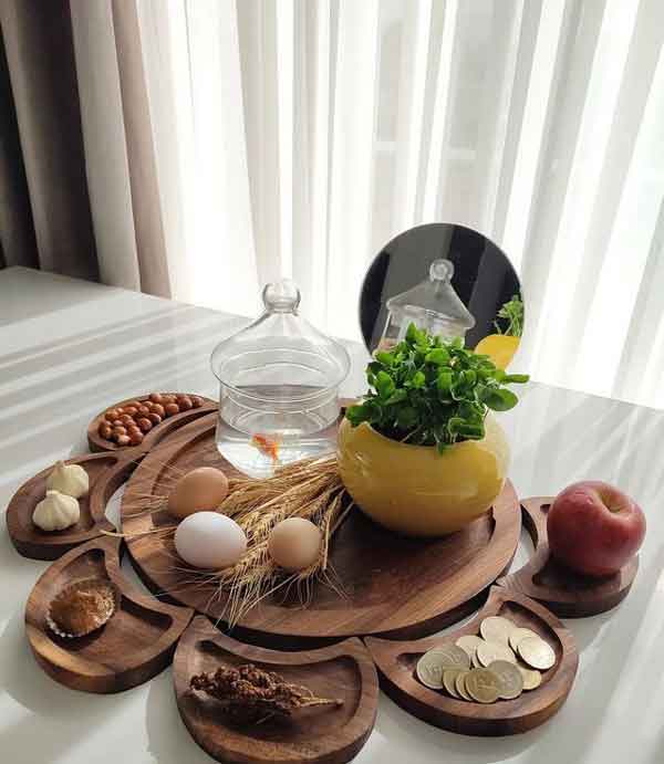 مدل سفره هفت سین با ایده های خلاقانه و لاکچری شیک و جدید