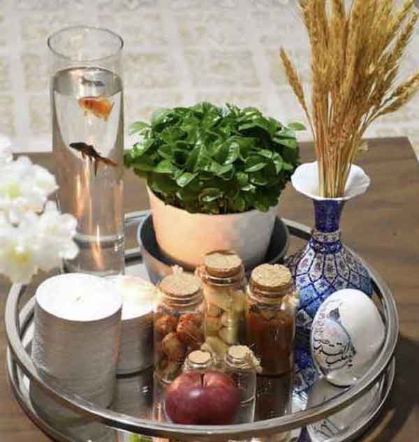 مدل سفره هفت سین با ایده های خلاقانه و لاکچری شیک و جدید