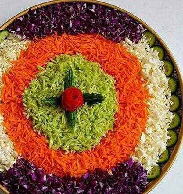 تزیین سالاد برای ماه رمضان برای سفره افطار و سحر ساده و با ایده های شیک