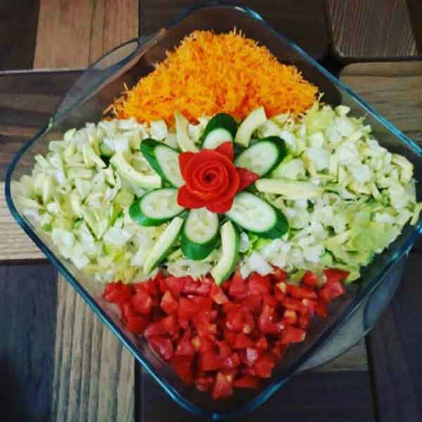 تزیین سالاد برای ماه رمضان برای سفره افطار و سحر ساده و با ایده های شیک