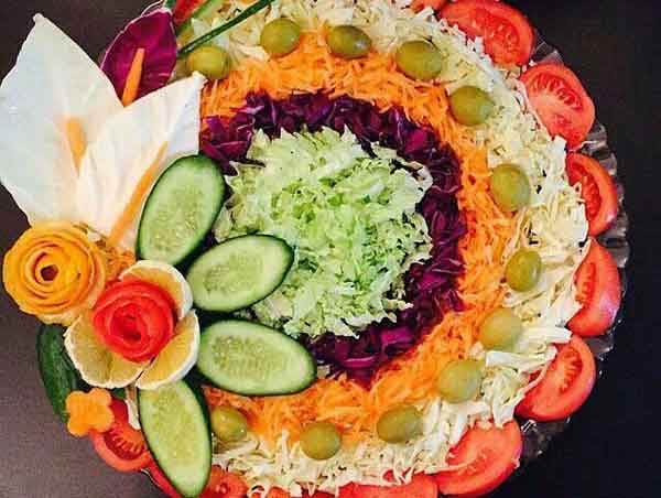 تزیین سالاد برای ماه رمضان برای سفره افطار و سحر ساده و با ایده های شیک