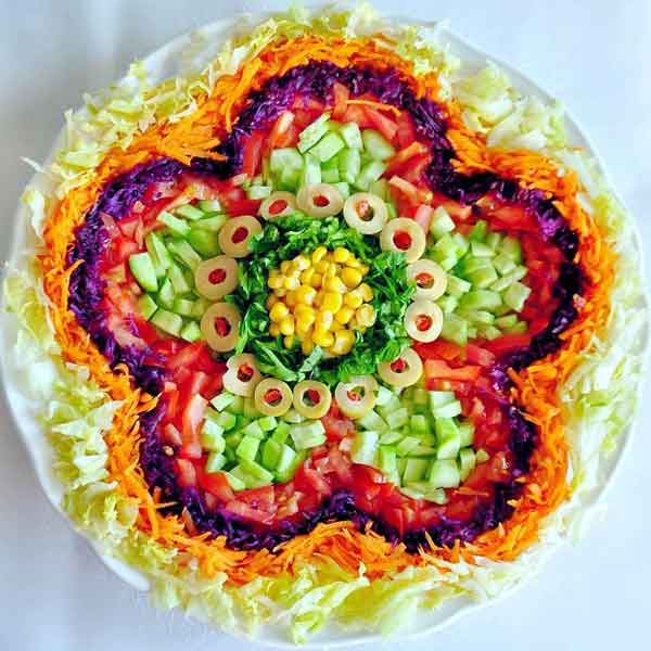 تزیین سالاد برای ماه رمضان برای سفره افطار و سحر ساده و با ایده های شیک