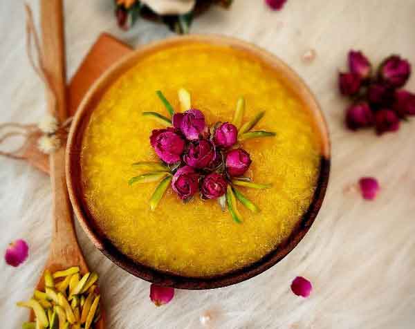 تزیین شله زرد برای ماه رمضان با دارچین و خلال با ایده های جذاب و ساده