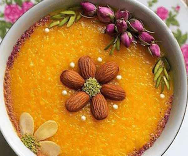 تزیین شله زرد برای ماه رمضان با دارچین و خلال با ایده های جذاب و ساده
