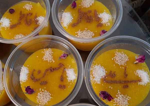 تزیین شله زرد برای ماه رمضان با دارچین و خلال با ایده های جذاب و ساده