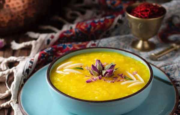 تزیین شله زرد برای ماه رمضان با دارچین و خلال با ایده های جذاب و ساده
