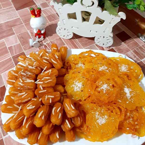 تزیین زولوبیا بامیه برای ماه رمضان برای سفره افطار با ایده های شیک و ساده