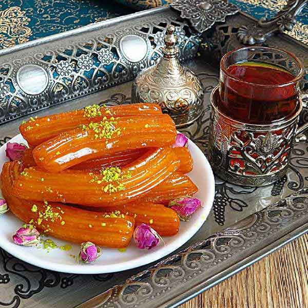 تزیین زولوبیا بامیه برای ماه رمضان برای سفره افطار با ایده های شیک و ساده
