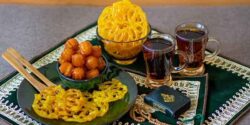تزیین زولوبیا بامیه برای ماه رمضان برای سفره افطار با ایده های شیک و ساده