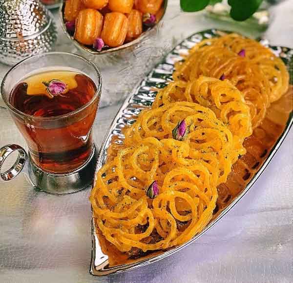 تزیین زولوبیا بامیه برای ماه رمضان برای سفره افطار با ایده های شیک و ساده