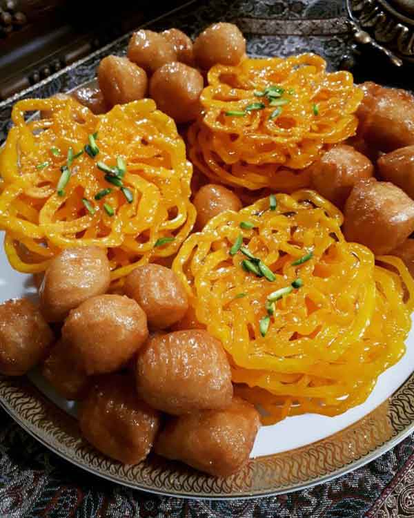 تزیین زولوبیا بامیه برای ماه رمضان برای سفره افطار با ایده های شیک و ساده