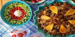 فوت و فن قنبر پلو و راز خوشمزگی قنبر پلو خوشمزه و خانگی