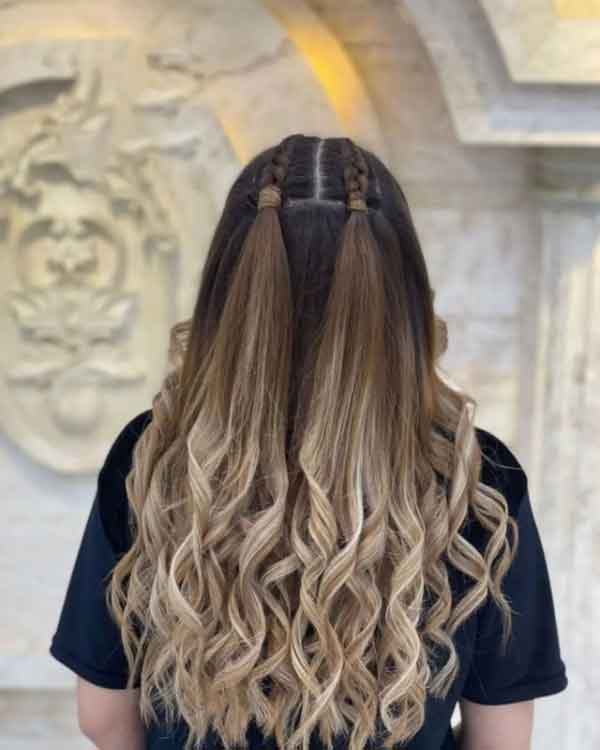 مدل بافت مو دخترانه ساده و شیک در خانه با ایده های جذاب و خاص مدرن و لاکچری