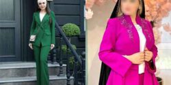 مدل کت و شلوار زنانه مجلسی کوتاه و بلند جذاب فوق العاده لاکچری