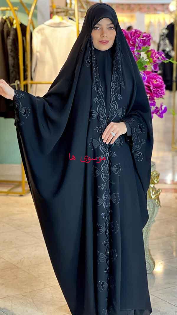 مدل چادر عربی ساده با طرح های جذاب و شیک فوق العاده راحت و زیبا