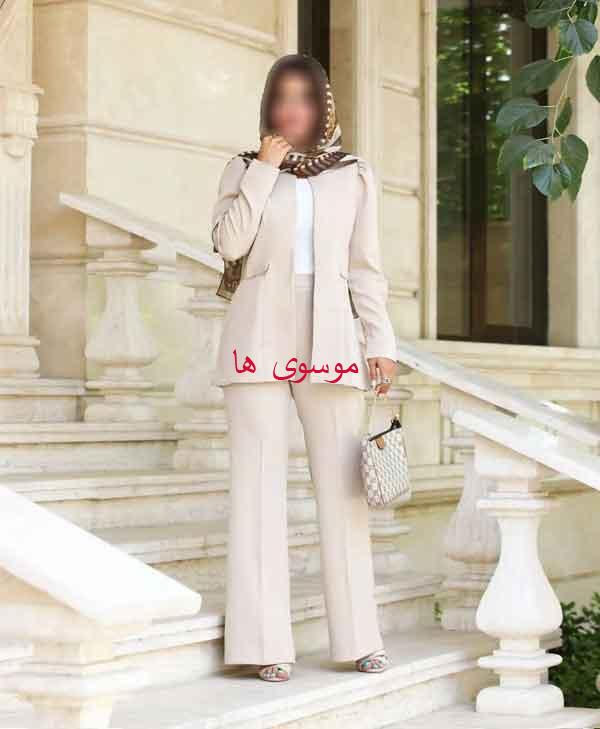 مدل کت و شلوار زنانه ۲۰۲۴ با طرح های ساده و کلاسیک مدرن خانومانه زیبا