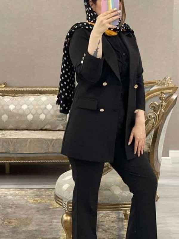 مدل کت و شلوار زنانه شیک فوق العاده جذاب کوتاه و بلند لاکچری