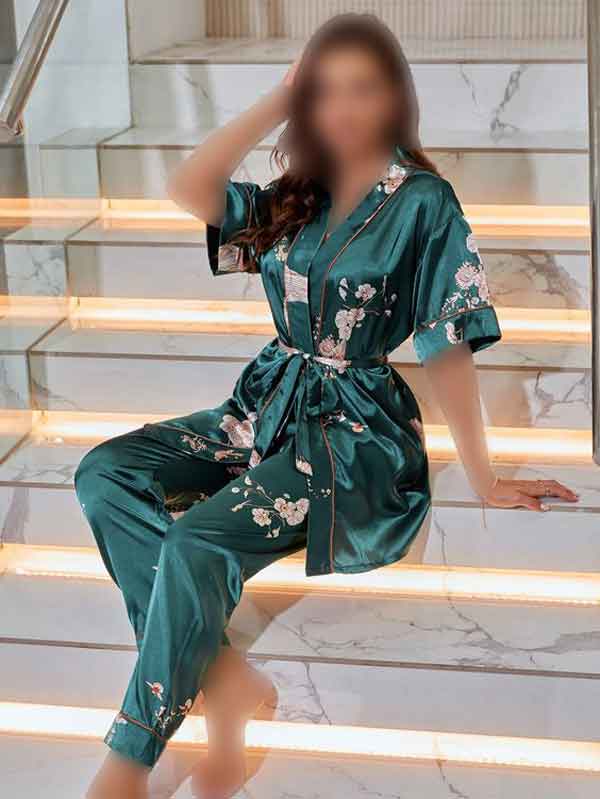 مدل لباس خواب ساتن کوتاه و ساده و طرحدار شیک و جذاب فانتزی و لاکچری