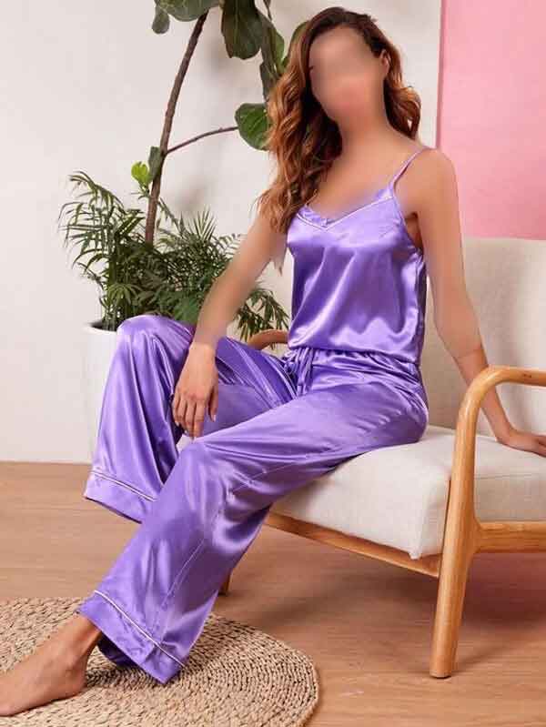 مدل لباس خواب ساتن کوتاه و ساده و طرحدار شیک و جذاب فانتزی و لاکچری