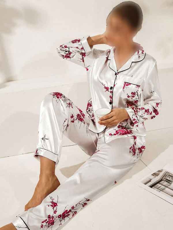 مدل لباس خواب ساتن کوتاه و ساده و طرحدار شیک و جذاب فانتزی و لاکچری