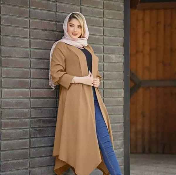 مدل مانتو دخترانه جلو باز اسپرت کوتاه و بلند شیک و لاکچری مدرن