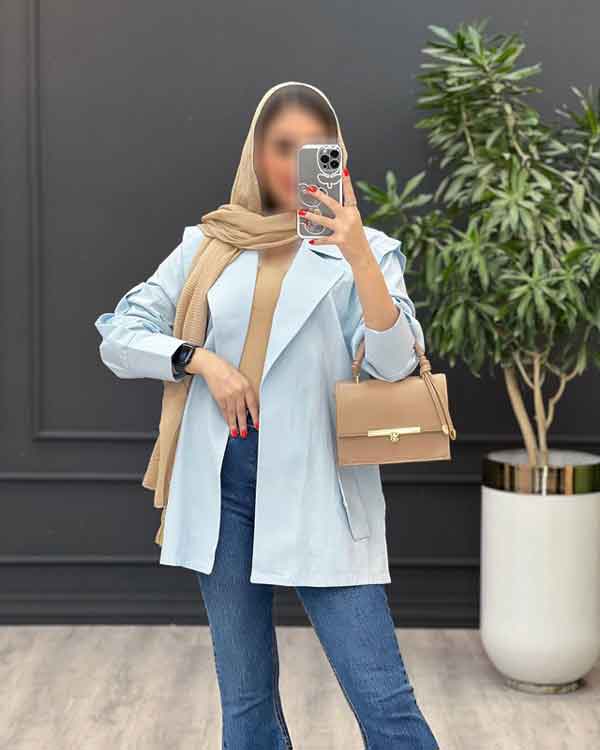 مدل مانتو دخترانه جلو باز اسپرت کوتاه و بلند شیک و لاکچری مدرن