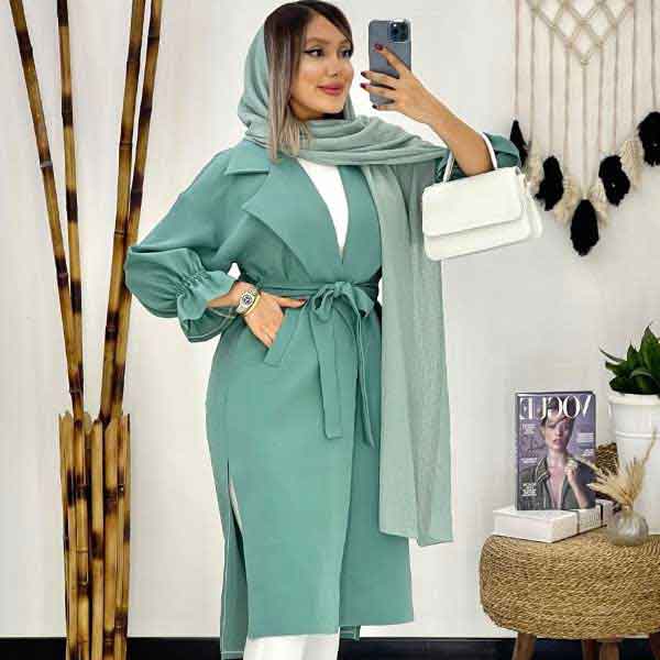 مدل مانتو زنانه بلند اسپرت و مجلسی و دانشجویی جلو بسته و باز جذاب و شیک