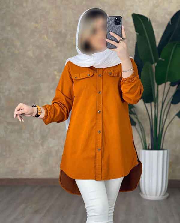 مدل مانتو زنانه دکمه دار کوتاه و بلند شیک و دانشجویی جدید و بروز سال