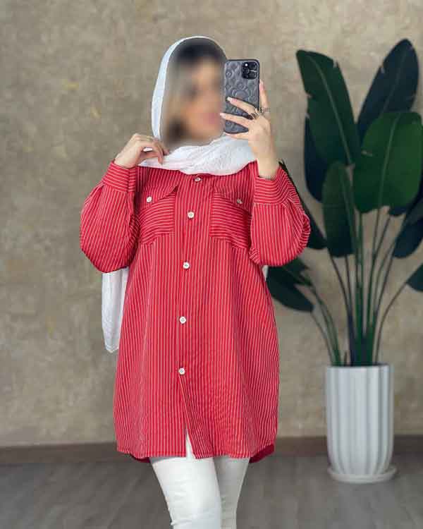 مدل مانتو زنانه دکمه دار کوتاه و بلند شیک و دانشجویی جدید و بروز سال