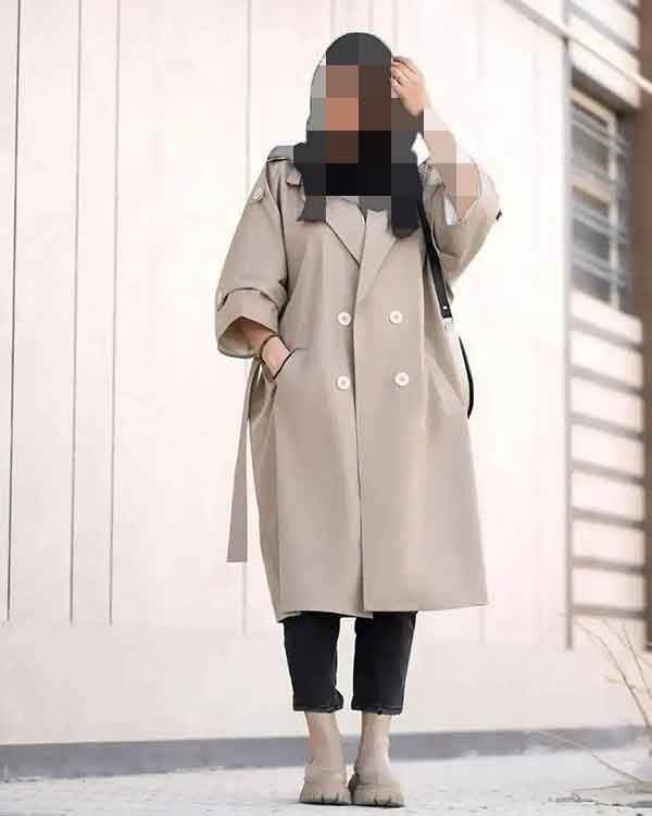 مدل مانتو زنانه دکمه دار کوتاه و بلند شیک و دانشجویی جدید و بروز سال