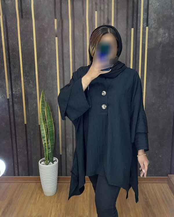 مدل مانتو زنانه دکمه دار کوتاه و بلند شیک و دانشجویی جدید و بروز سال