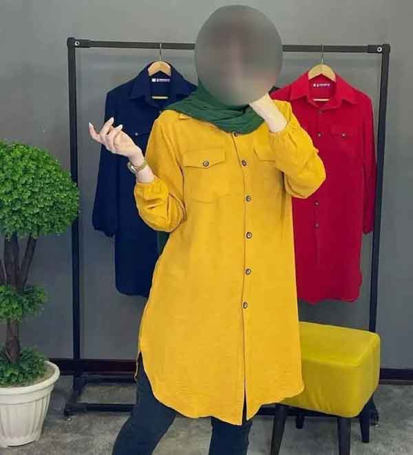 مدل مانتو زنانه دکمه دار کوتاه و بلند شیک و دانشجویی جدید و بروز سال