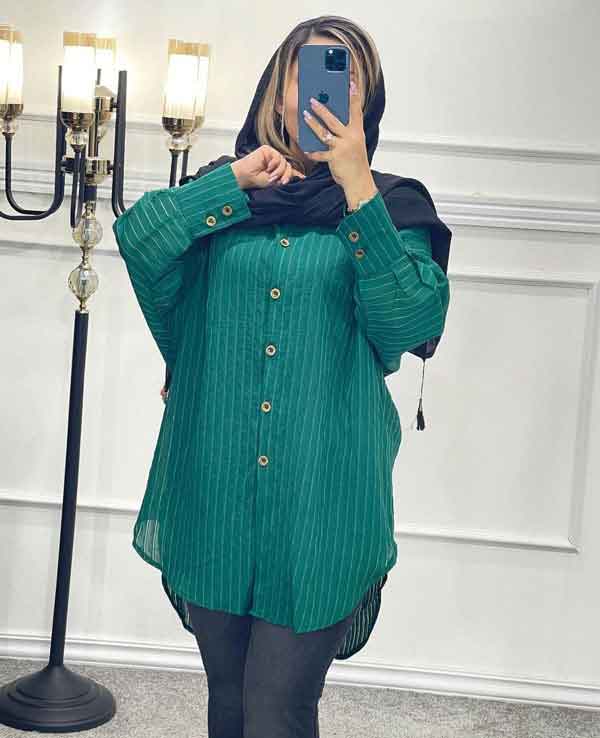 مدل مانتو زنانه دکمه دار کوتاه و بلند شیک و دانشجویی جدید و بروز سال
