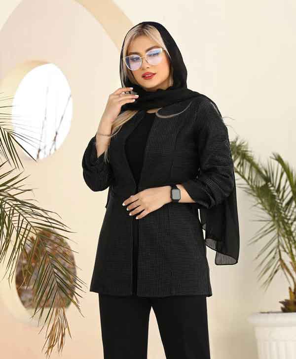 مدل مانتو زنانه مشکی کوتاه و بلند ساده و شیک جدید و دلبر اسپرت و مجلسی