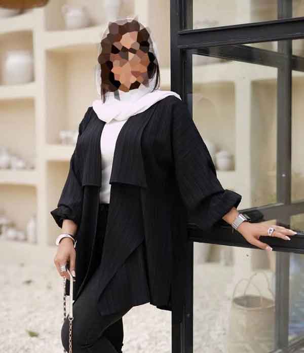 مدل مانتو زنانه مشکی کوتاه و بلند ساده و شیک جدید و دلبر اسپرت و مجلسی