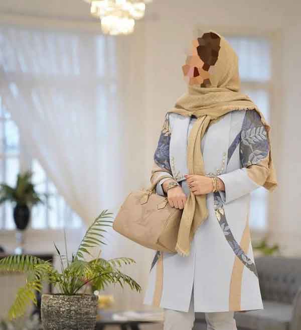 مدل مانتو زنانه سنگین و خانومانه ساده و شیک با طرح های جذاب و جدید