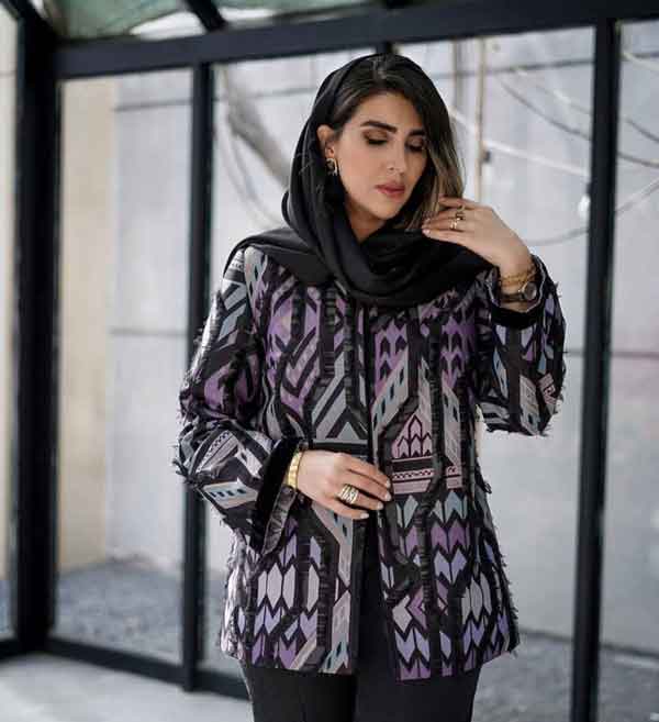 مدل مانتو زنانه سنگین و خانومانه ساده و شیک با طرح های جذاب و جدید