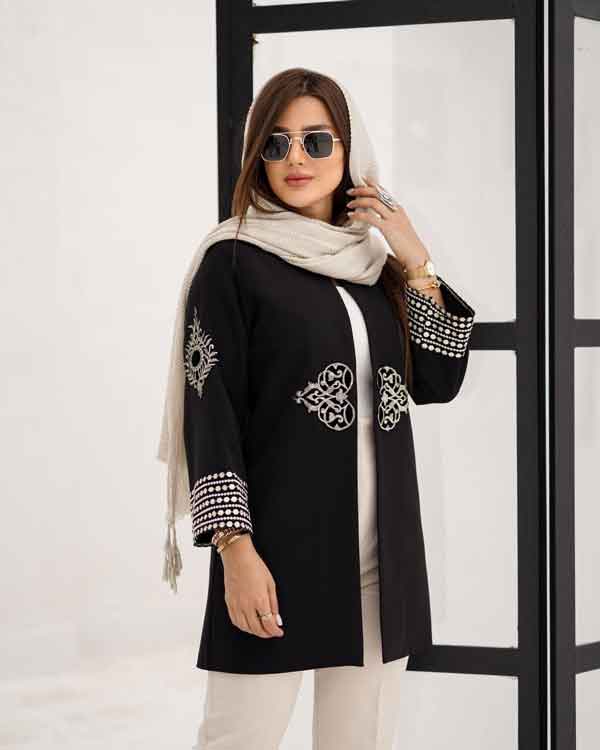 مدل مانتو زنانه سنگین و خانومانه ساده و شیک با طرح های جذاب و جدید