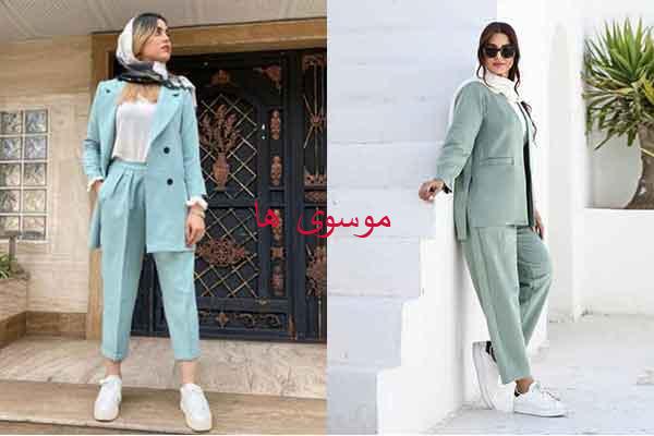 مدل کت و شلوار زنانه اینستاگرام خانومانه با طرح های شیک اسپرت و مجلسی لاکچری