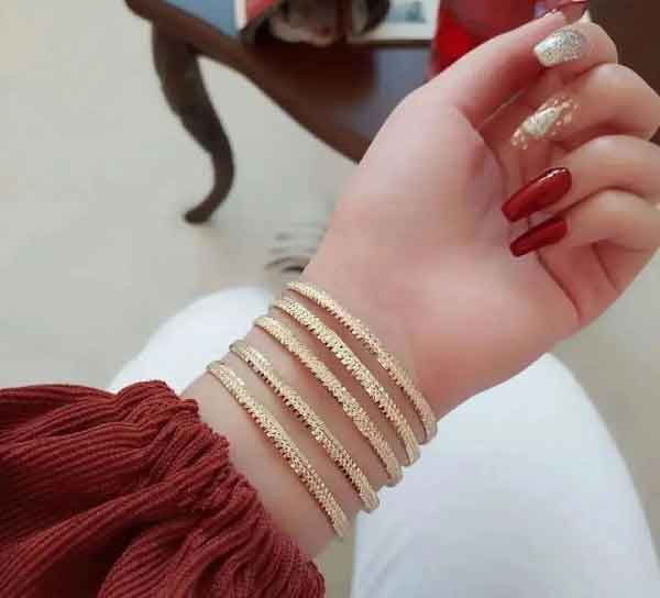 مدل النگو طلا جدید عروس مدرن و زیبا مخصوص خانم های خاص و خوش سلیقه