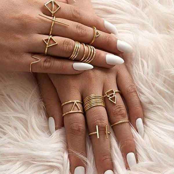 مدل انگشتر ساده و ظریف در طراحی های جذاب و فوق العاده زیبا و لاکچری