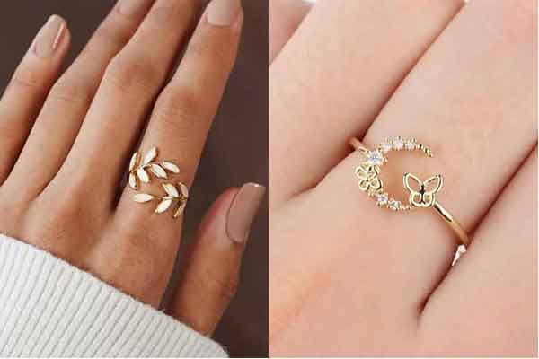 مدل انگشتر ساده و ظریف در طراحی های جذاب و فوق العاده زیبا و لاکچری