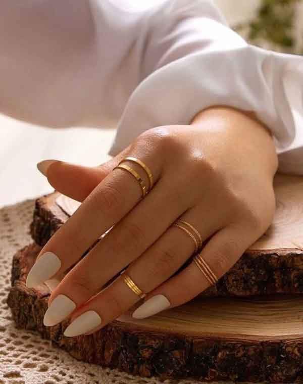 مدل انگشتر ساده و ظریف در طراحی های جذاب و فوق العاده زیبا و لاکچری