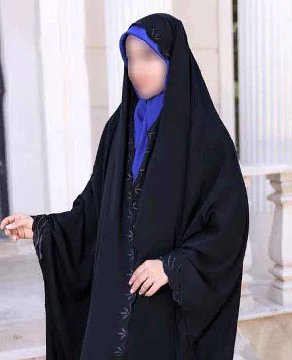 مدل چادر عربی آستین دار ساده و سبک شیک و جدید فوق العاده جذاب