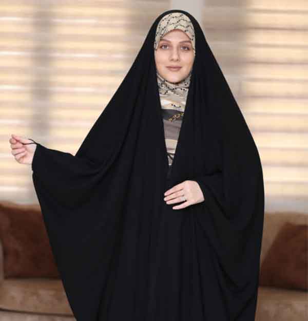 مدل چادر عربی آستین دار ساده و سبک شیک و جدید فوق العاده جذاب