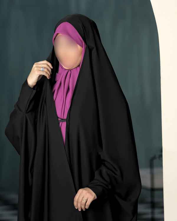 مدل چادر بحرینی ساده و نگین دار دخترانه و زنانه با طرح های جذاب و شیک