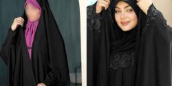مدل چادر بحرینی ساده و نگین دار دخترانه و زنانه با طرح های جذاب و شیک